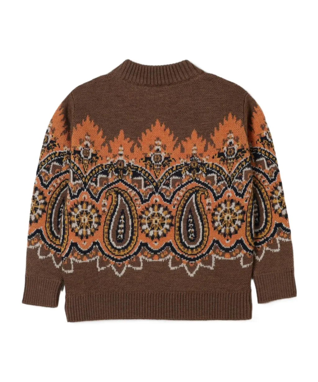 Sweater With Paisley Pattern