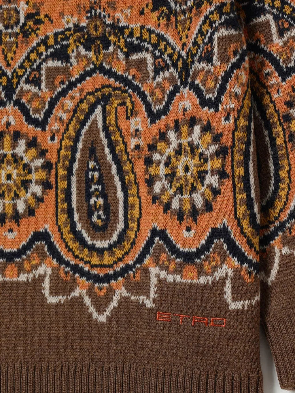 Sweater With Paisley Pattern