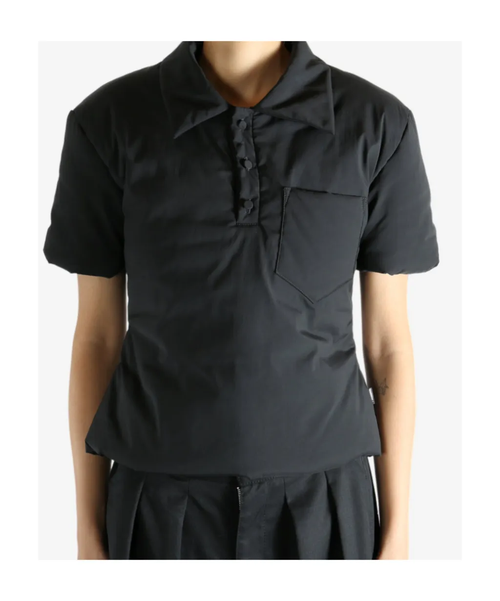 Mm6 Maison Margiela Padded Polo Top