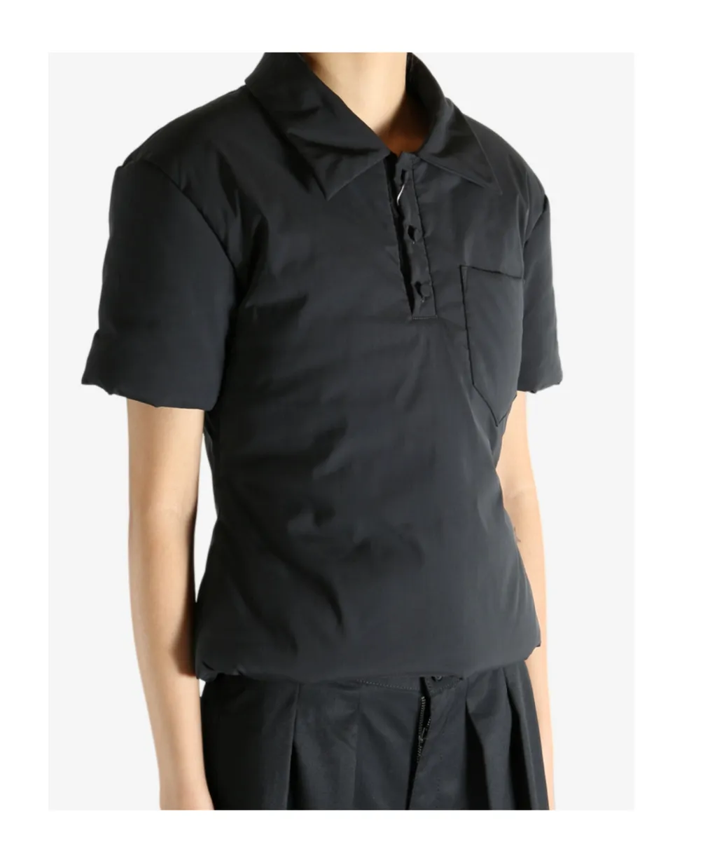 Mm6 Maison Margiela Padded Polo Top