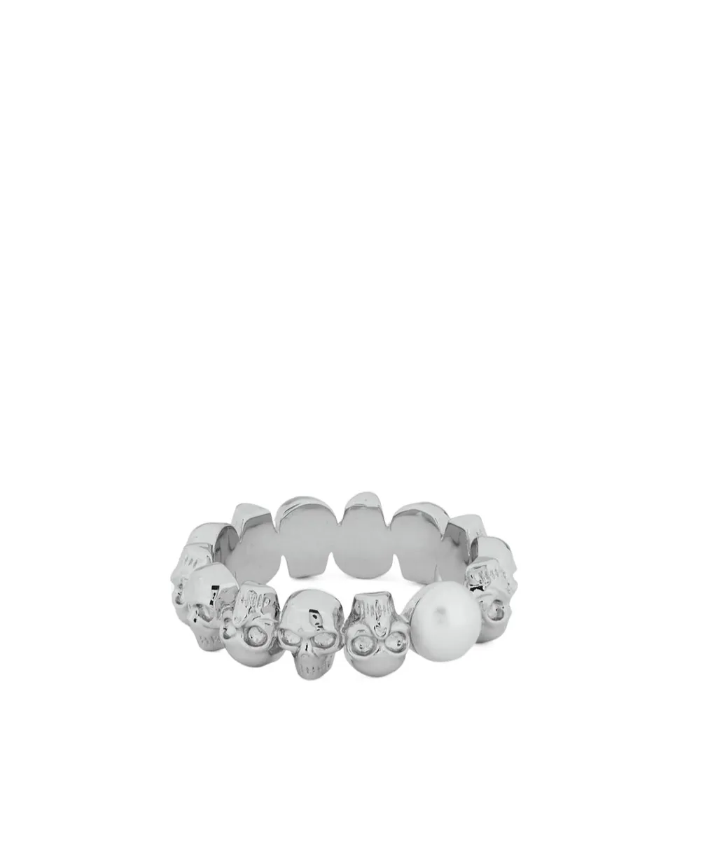 Alexander Mcqueen Skull Embellished Ring