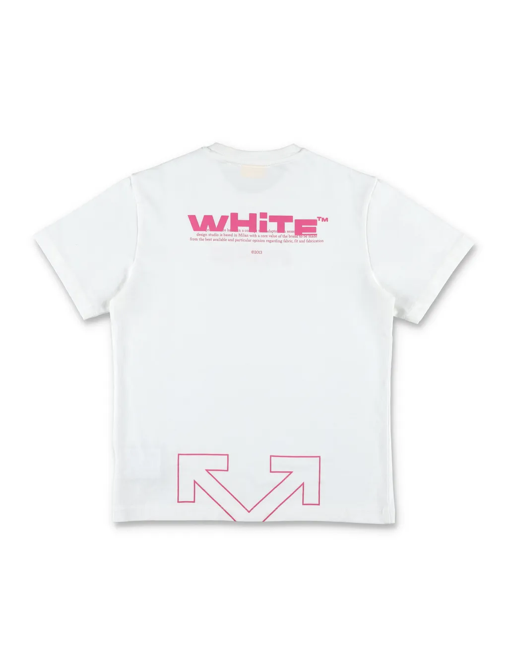 Off-White Kids Logo Printed Crewneck T-Shirt