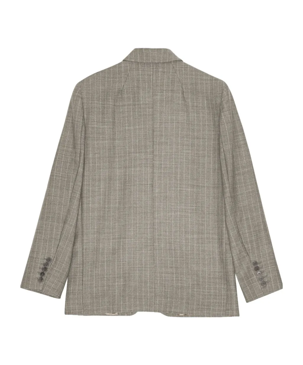 Single-Breasted Long-Sleeved Blazer