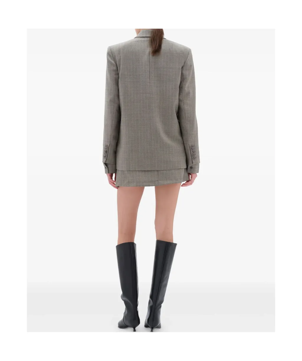 Single-Breasted Long-Sleeved Blazer