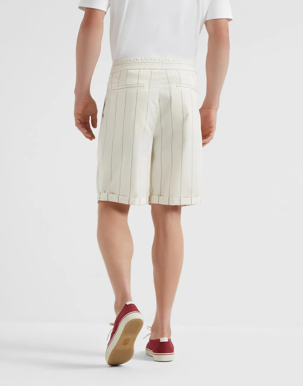 Striped Bermuda Shorts
