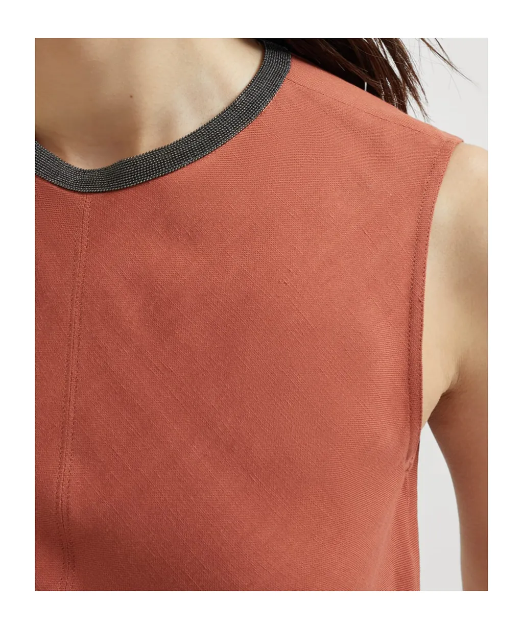 Monili Chain-Detail Midi Dress