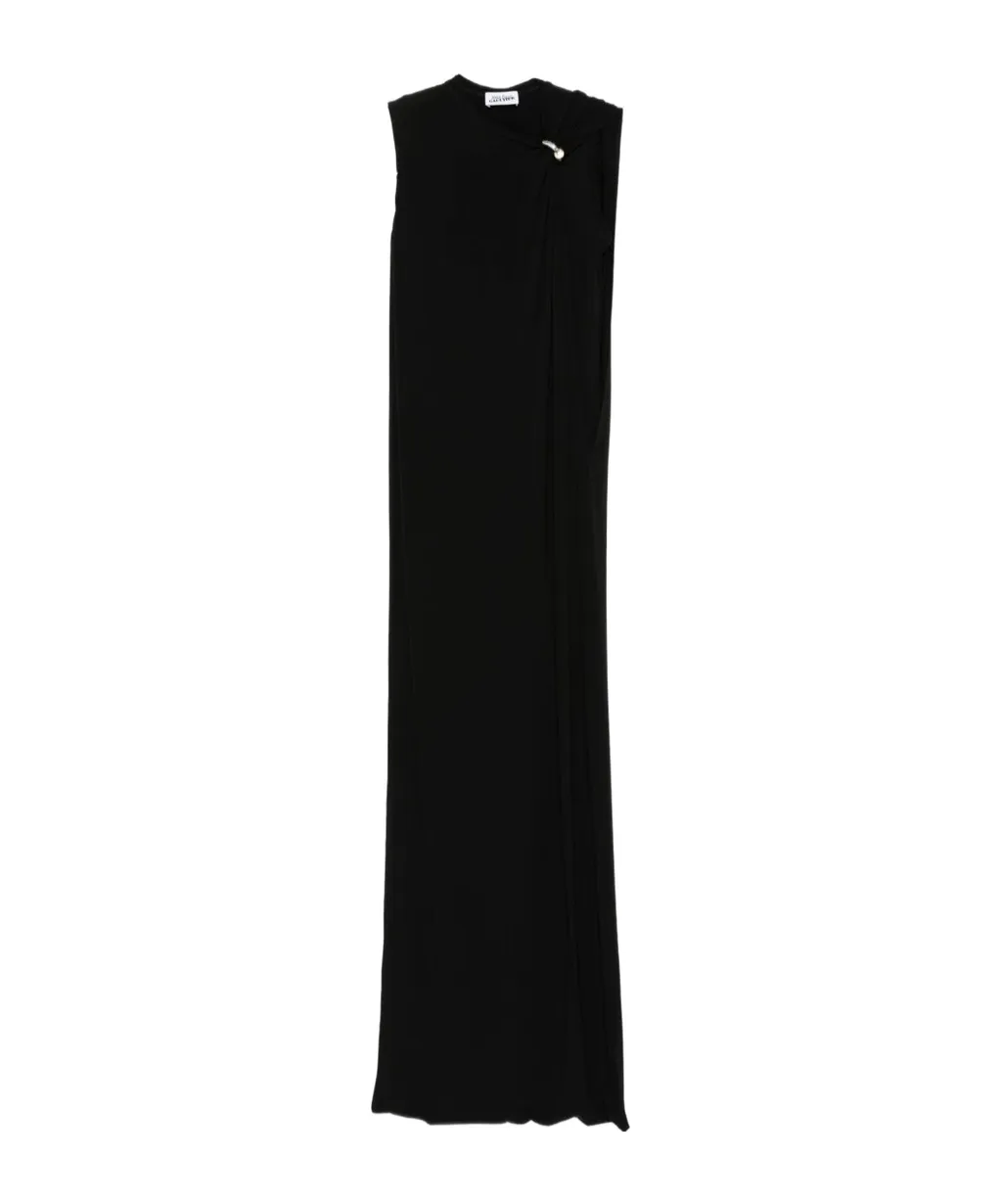 Knot-Detail Sleeveless Dress