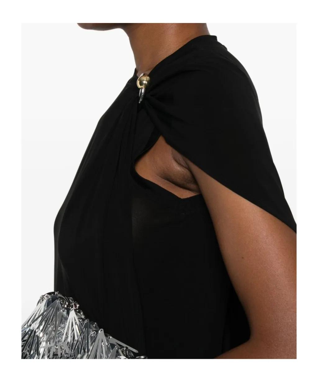 Knot-Detail Sleeveless Dress