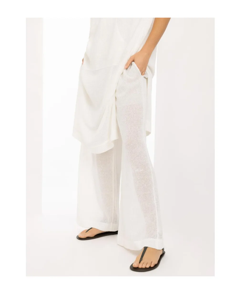 Straight-Leg Casual Pants