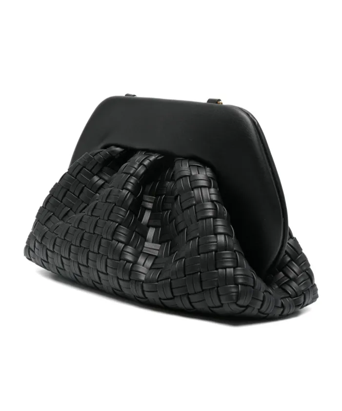 Themoirè Tia Microweaved Laminated Clutch Bag