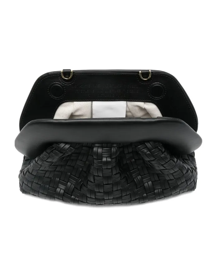 Themoirè Tia Microweaved Laminated Clutch Bag