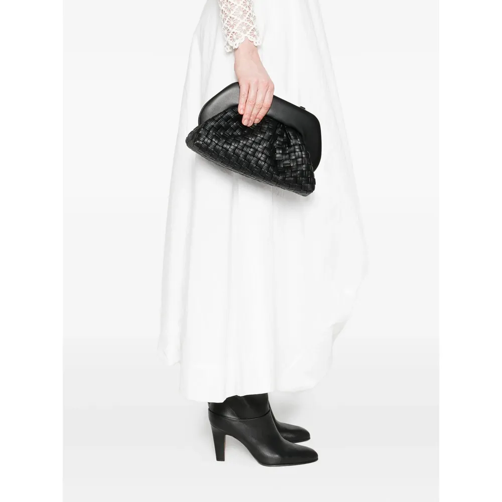 Themoirè Tia Microweaved Laminated Clutch Bag