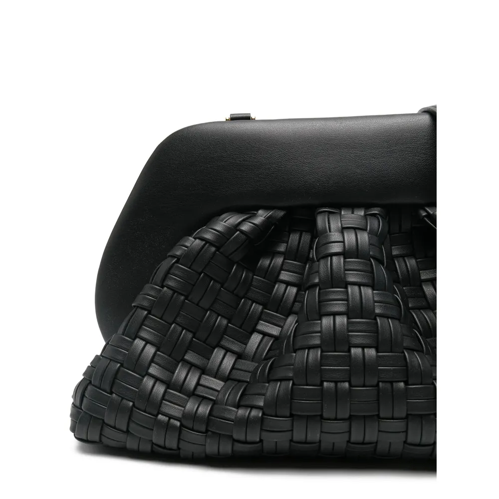 Themoirè Tia Microweaved Laminated Clutch Bag