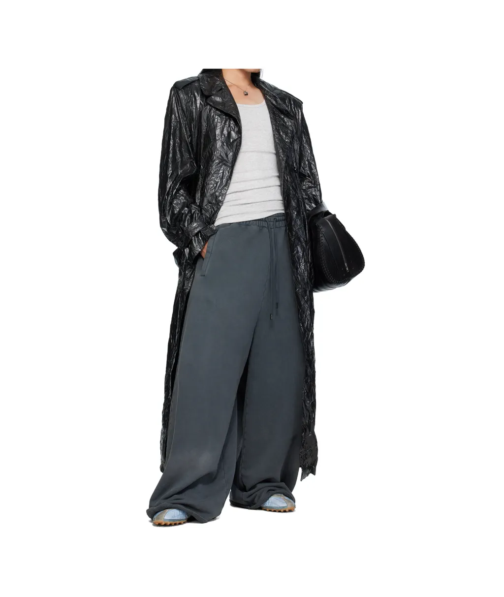 Pleated Trench Coat