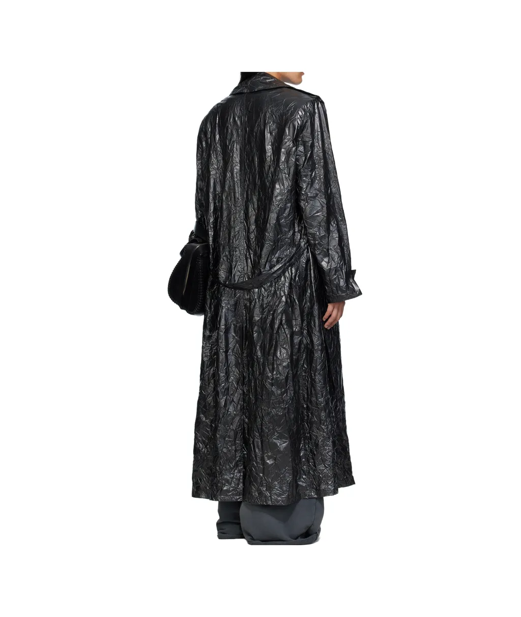Pleated Trench Coat
