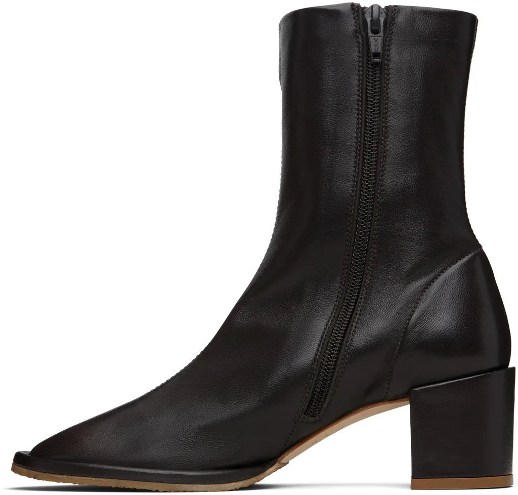 Josiah Sheepskin Nappa Leather Ankle Boots