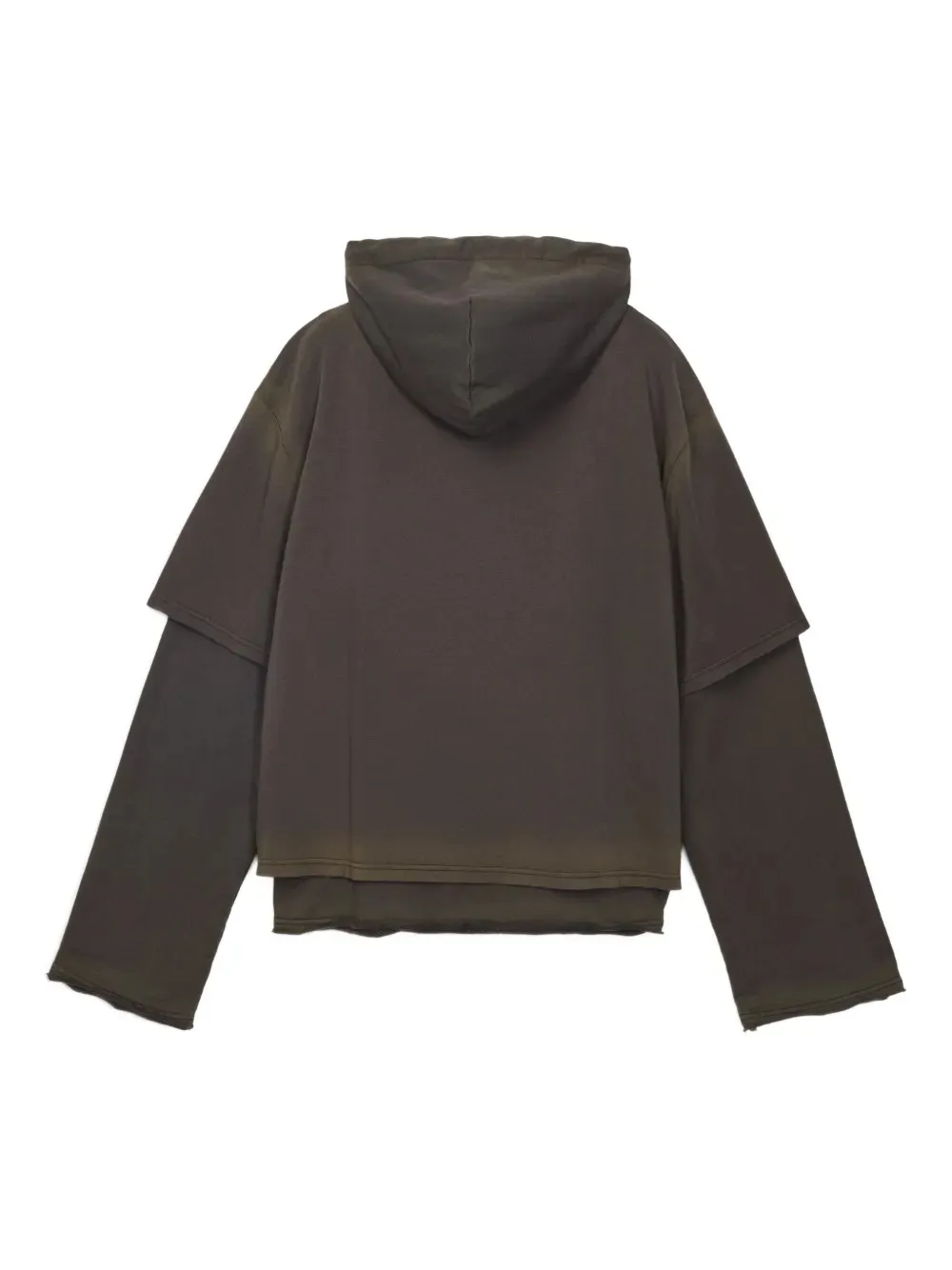 Layered Long-Sleeved Hoodie
