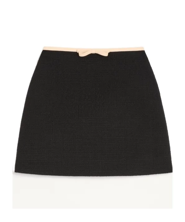 Valentino Bow Detailed Mini Skirt