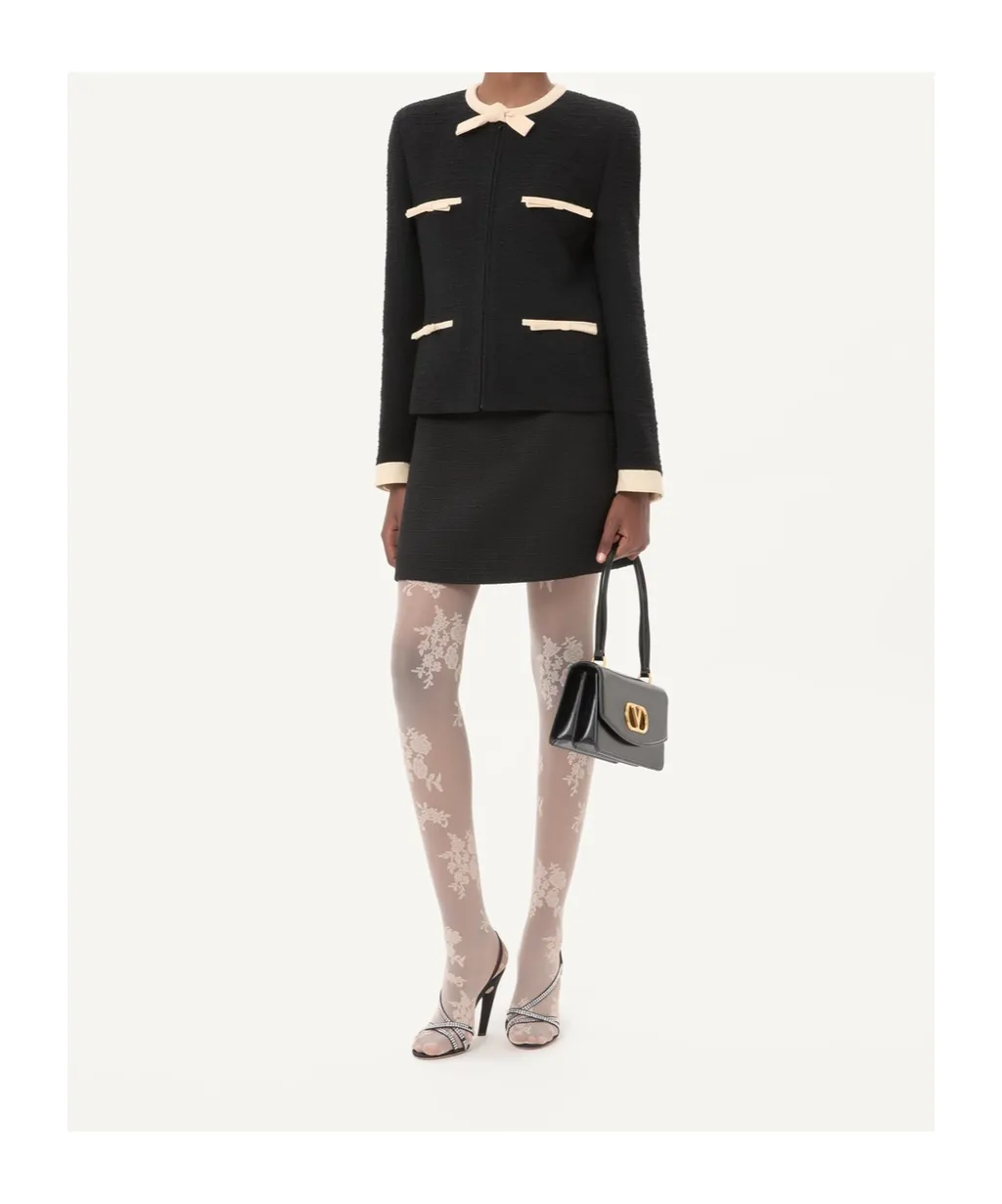 Valentino Bow Detailed Mini Skirt