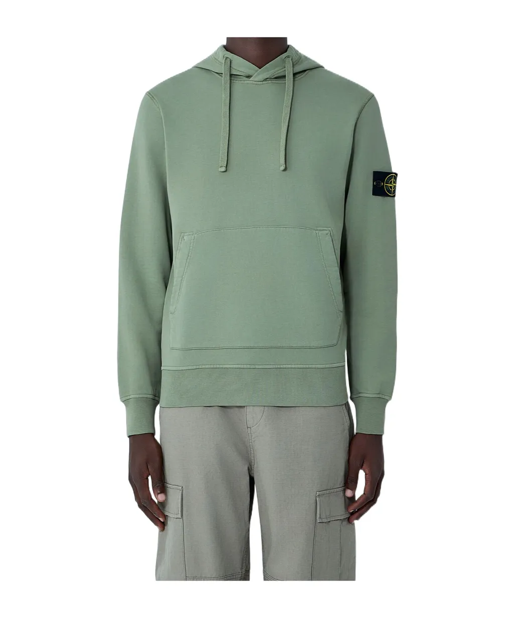 Logo Motif Hooded Sweatshirt