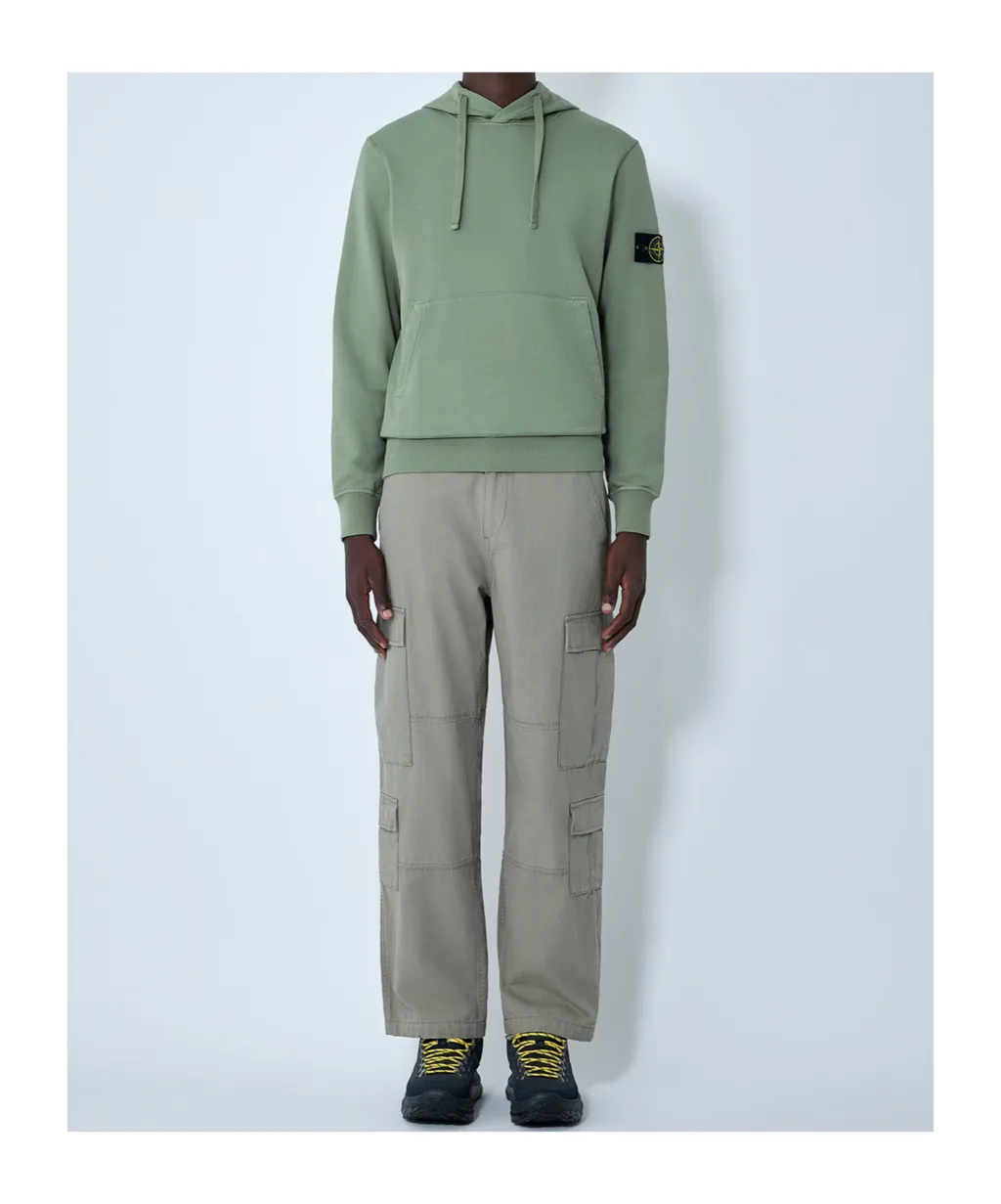 Logo Motif Hooded Sweatshirt