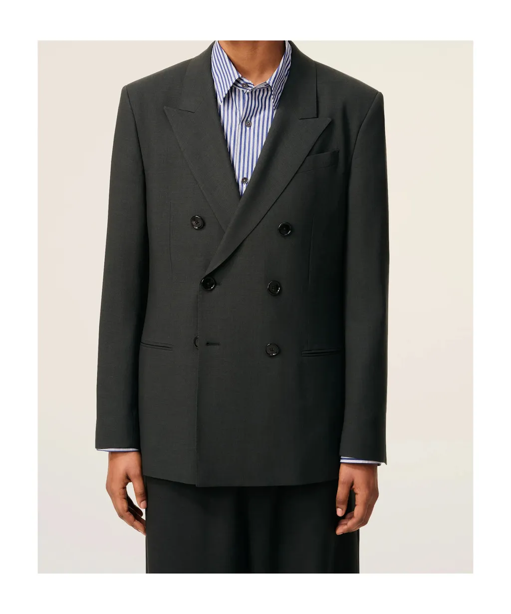 Ami Paris Double-Breasted Tailored Blazer