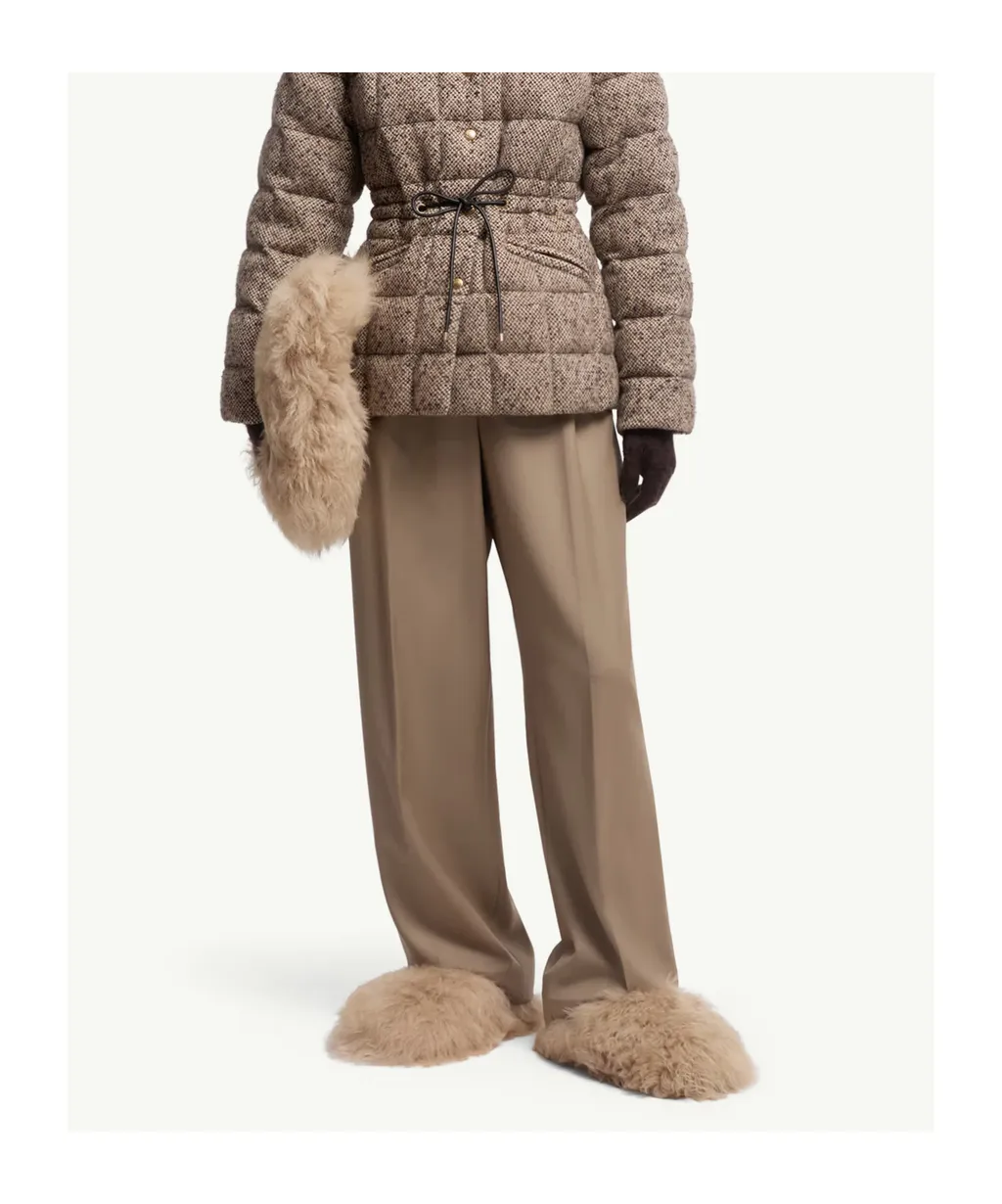 Wool Gabardine Tailored Pants