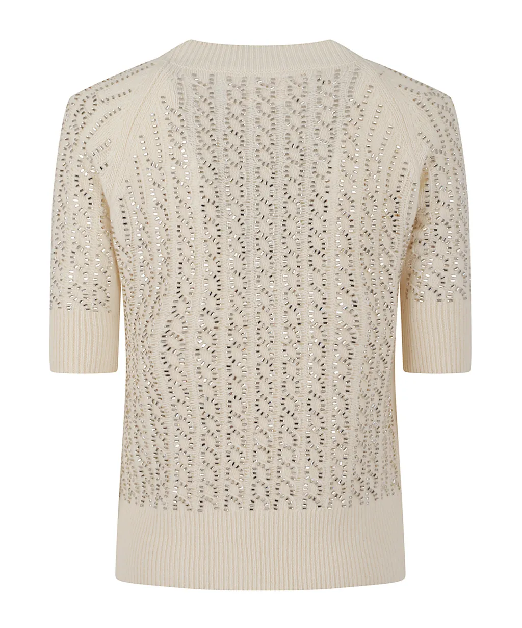 Ermanno Scervino Embellished Knitwear