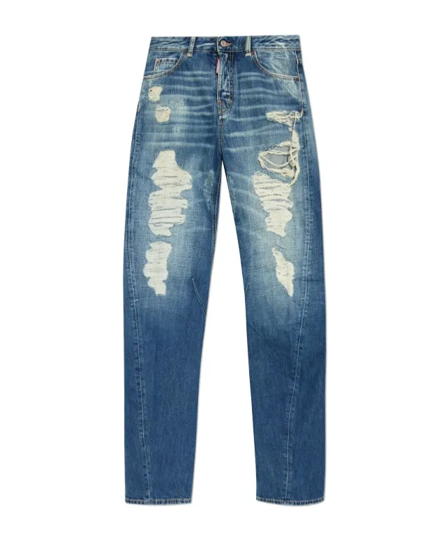 Dsquared2 D2 Twisted Distressed Jeans