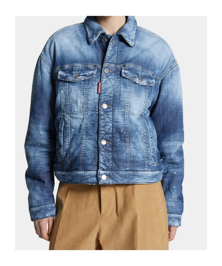 Dsquared2 Light Padded Denim Jean Jacket