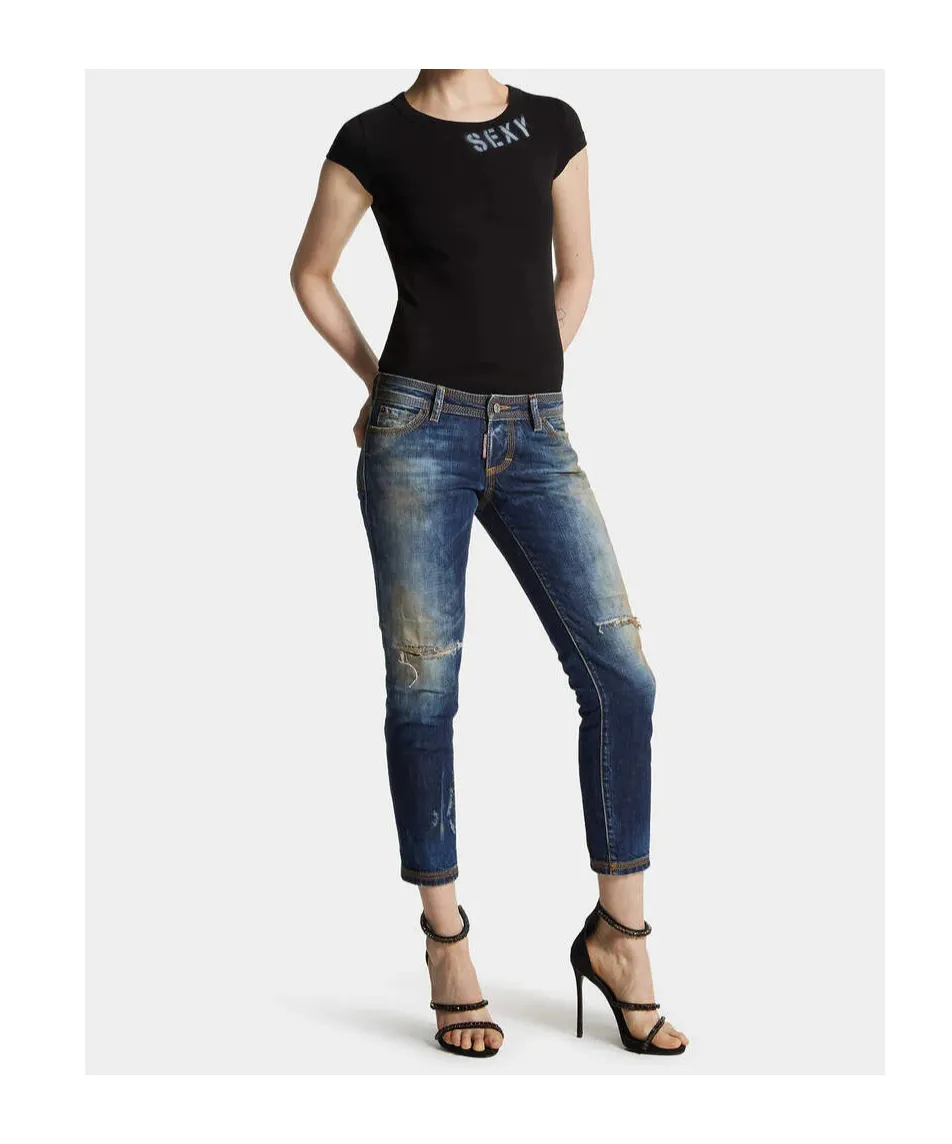 Dsquared2 Medium Rodeo Wash Distressed Jennifer Jeans
