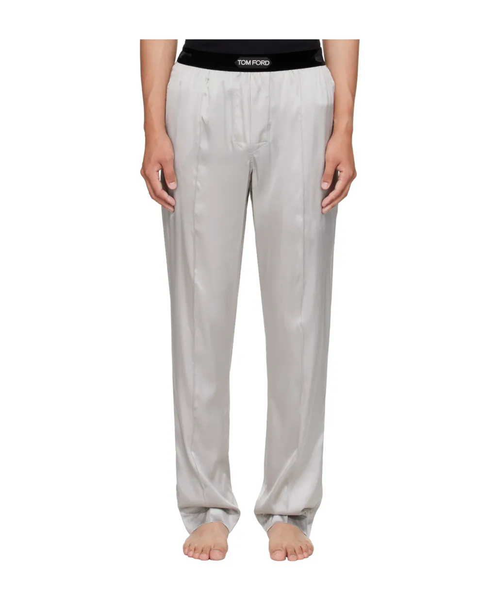 Elastic Waist Pajama Pants