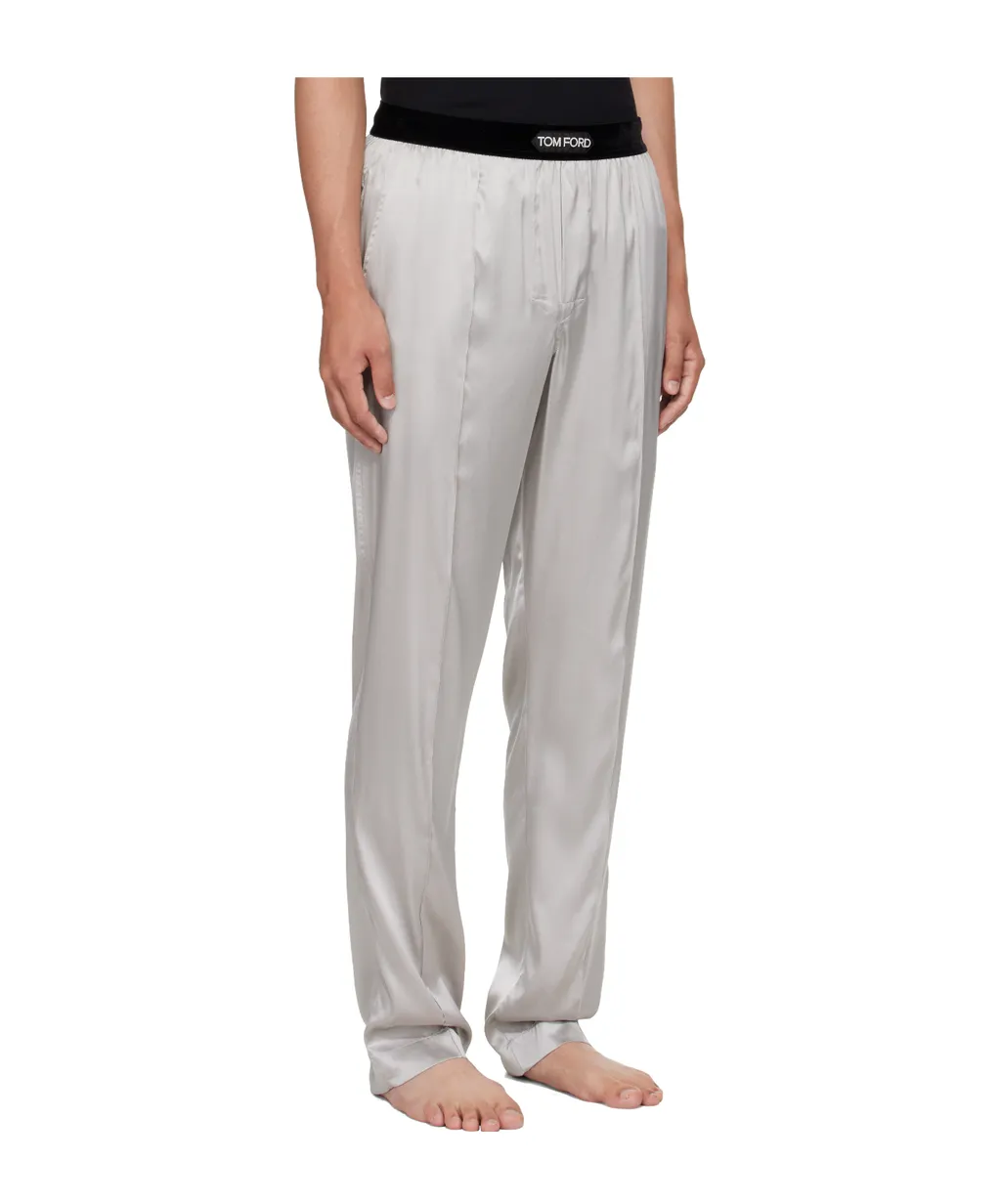Elastic Waist Pajama Pants