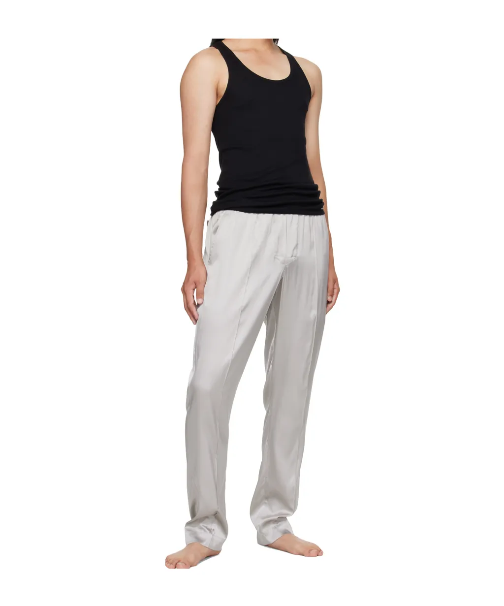 Elastic Waist Pajama Pants