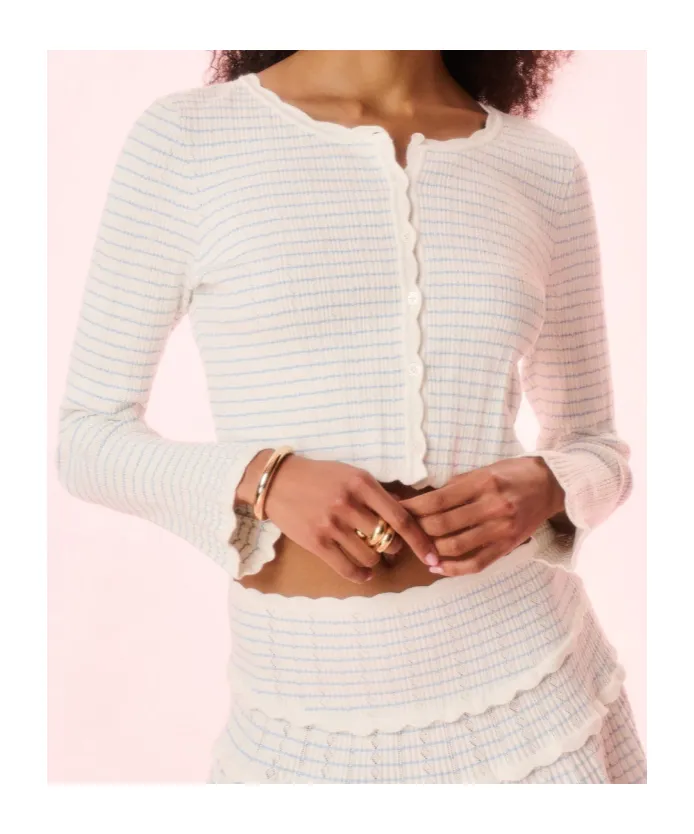 Loveshackfancy Media Cropped Cardigan