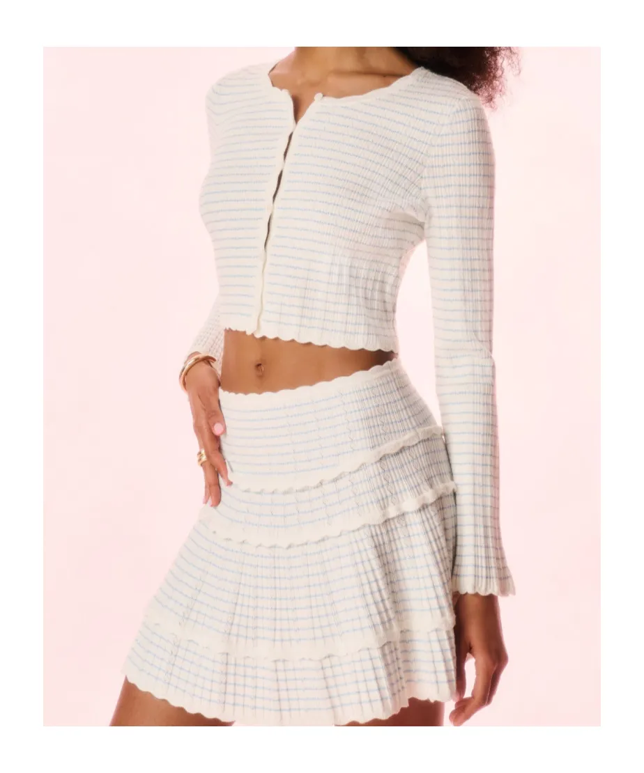 Loveshackfancy Media Cropped Cardigan