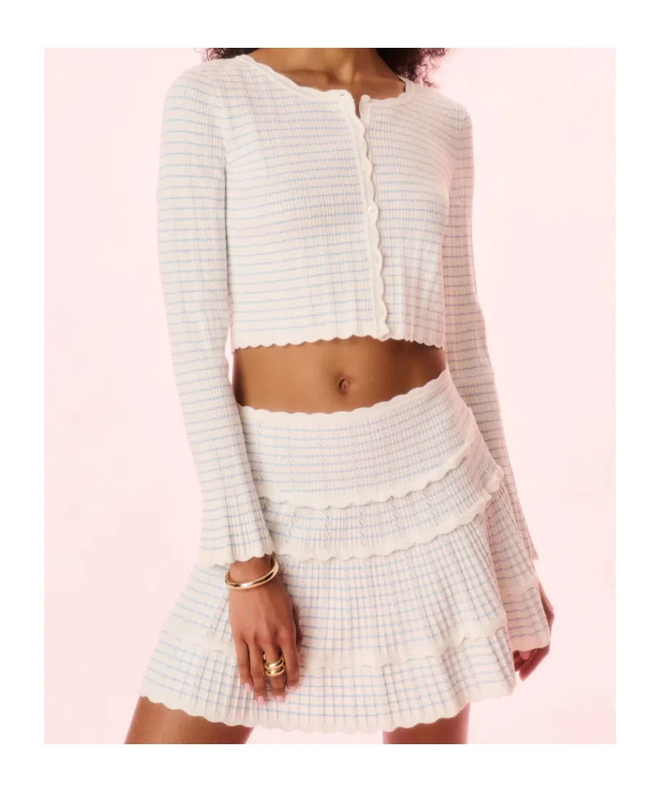 Loveshackfancy Media Cropped Cardigan
