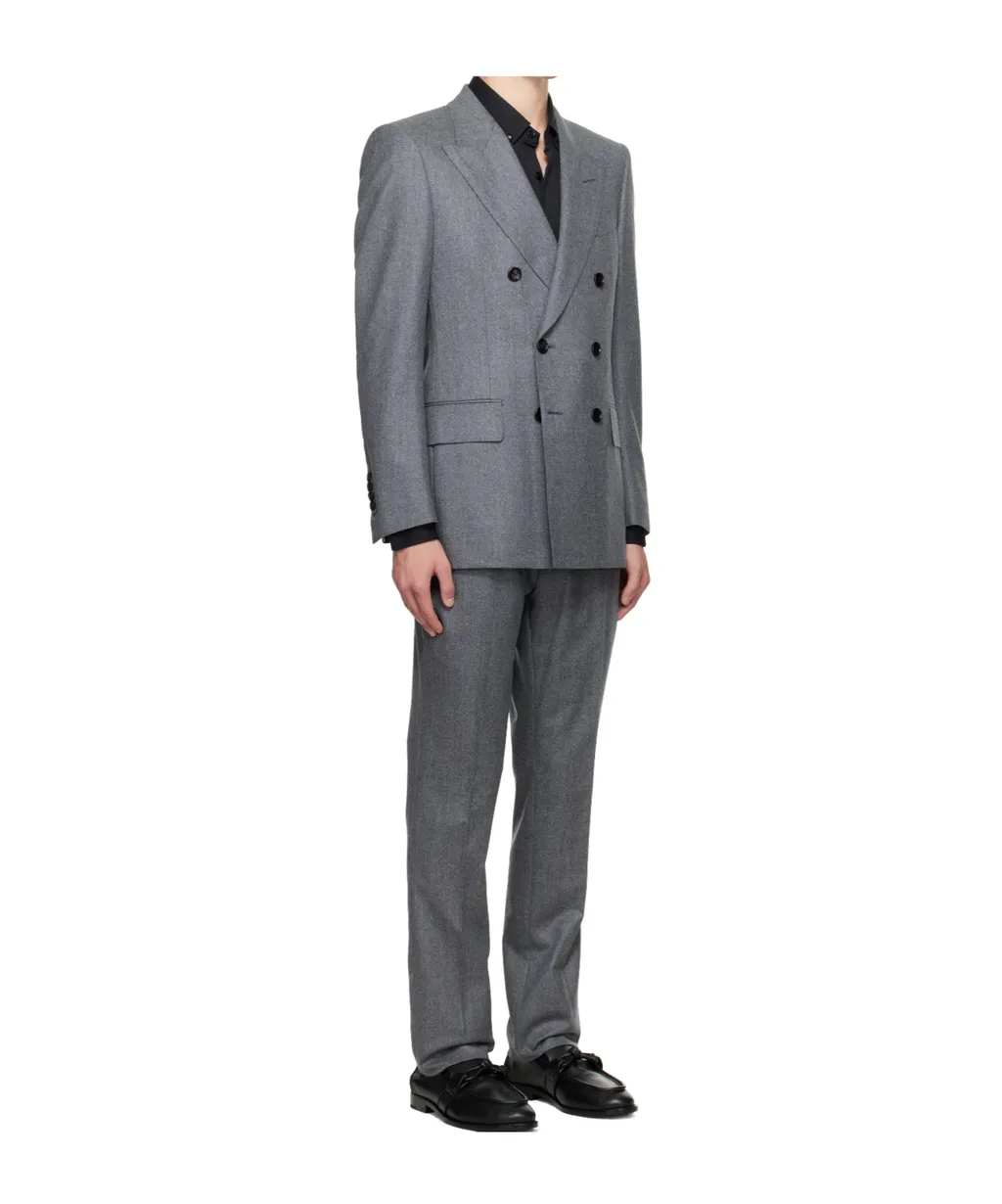 Wool Long-Sleeved Suit