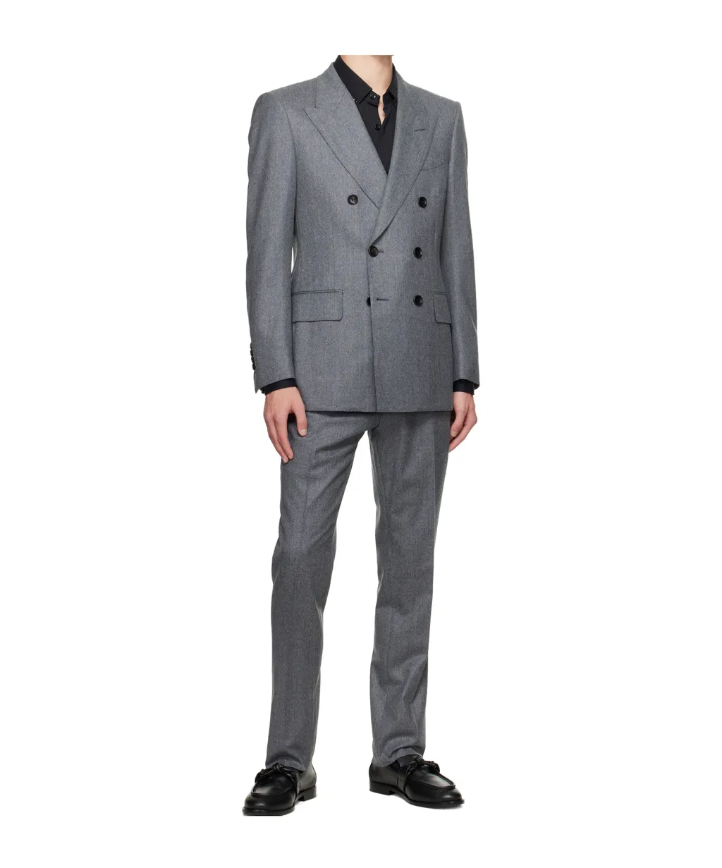 Wool Long-Sleeved Suit