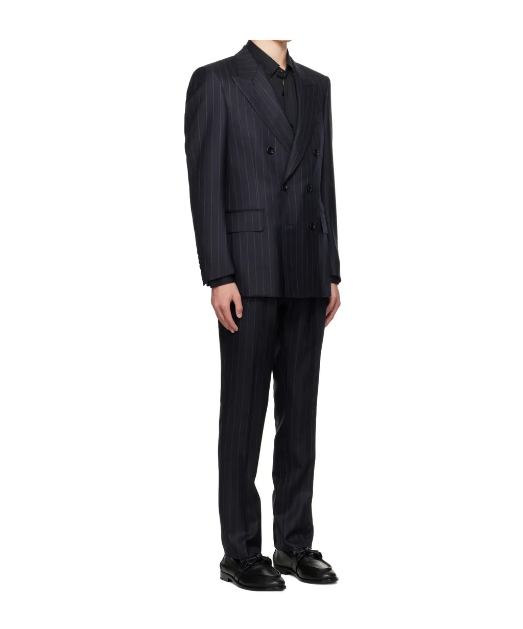 Long-Sleeved Wool Suit