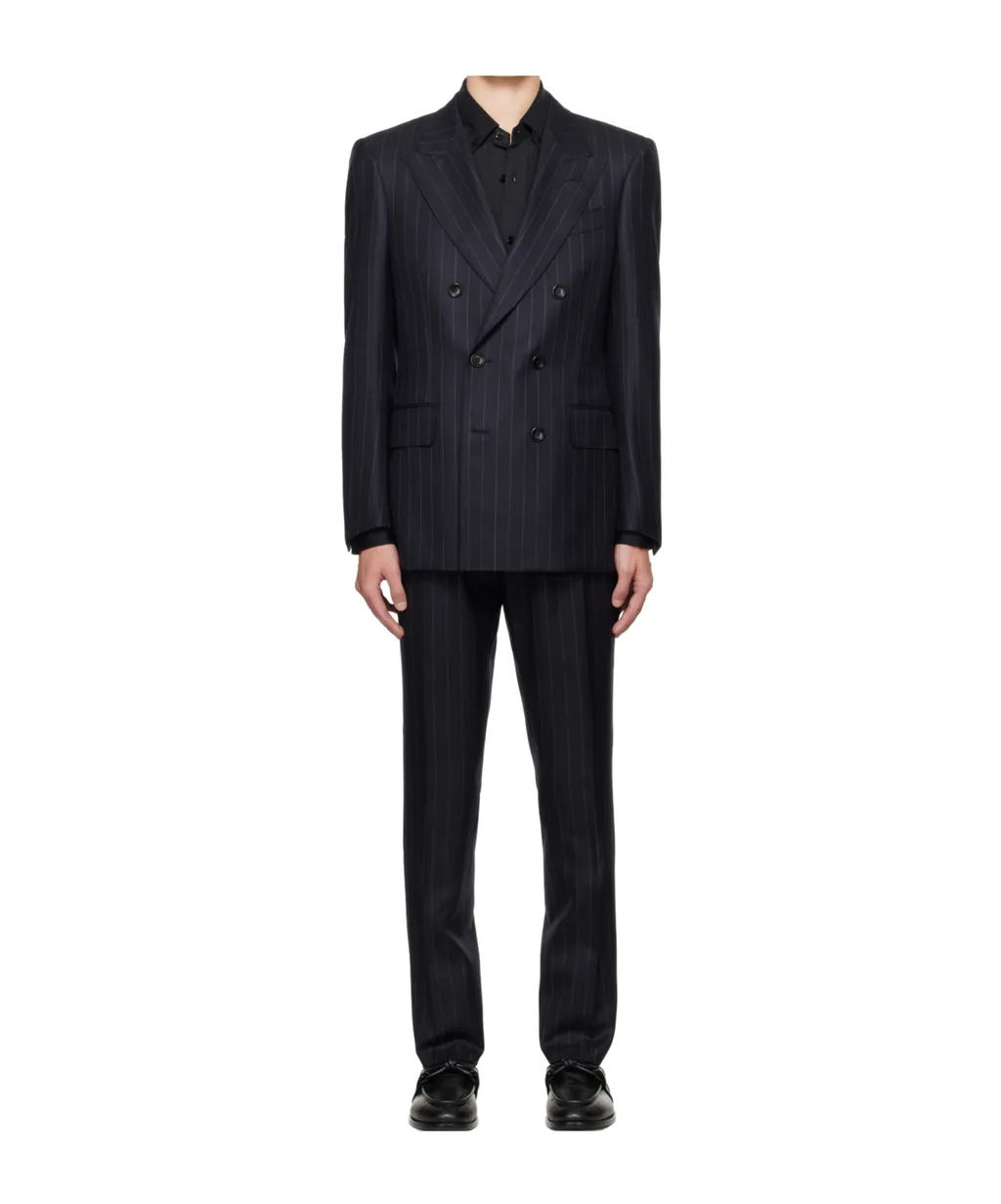Long-Sleeved Wool Suit