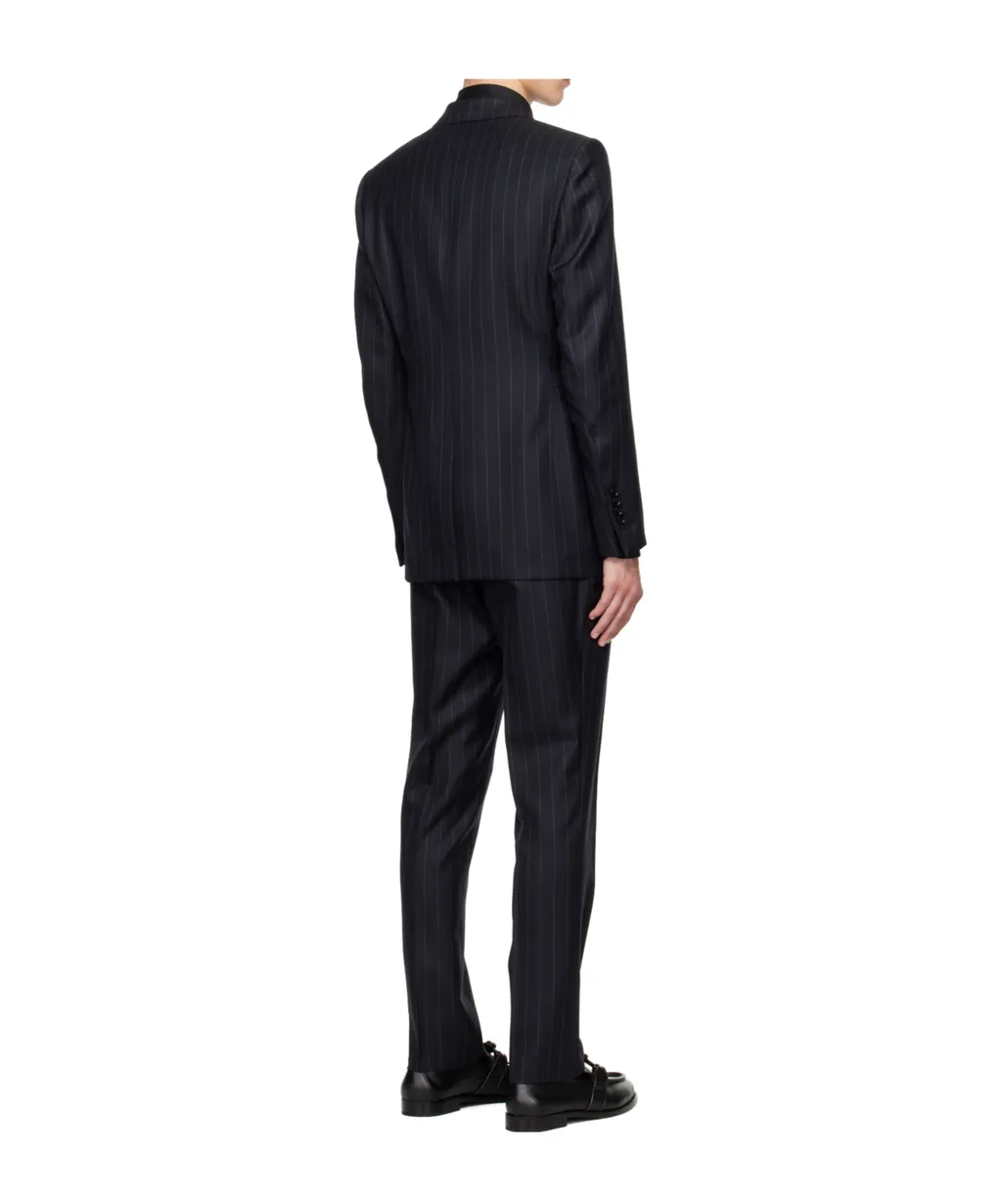 Long-Sleeved Wool Suit