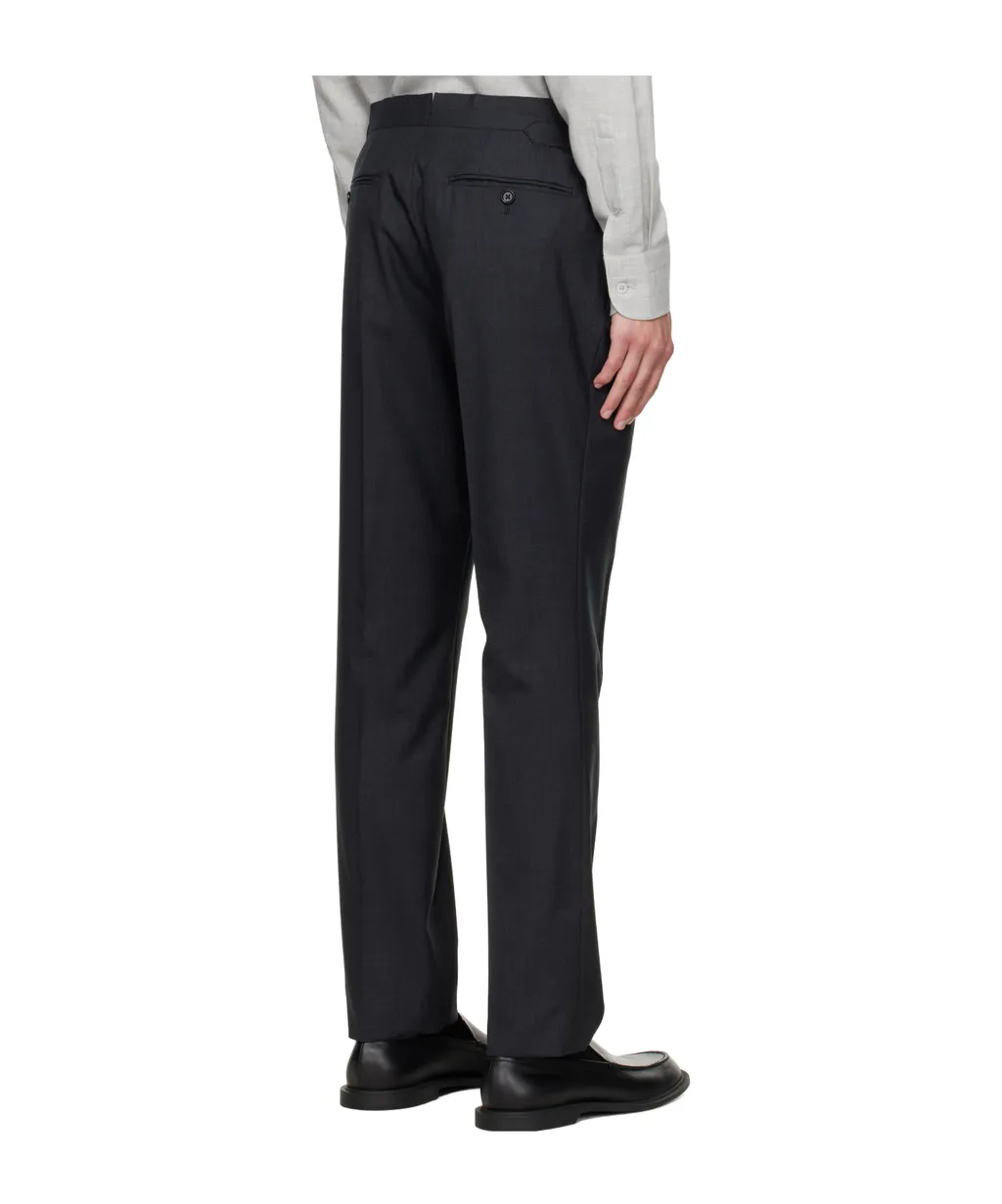 Shelton Pleated Wool Casual Pants