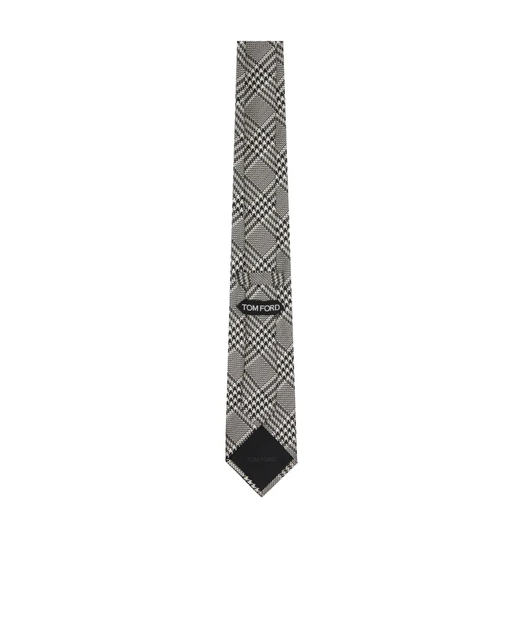 Mouline Prince Of Wales Pointed Tie