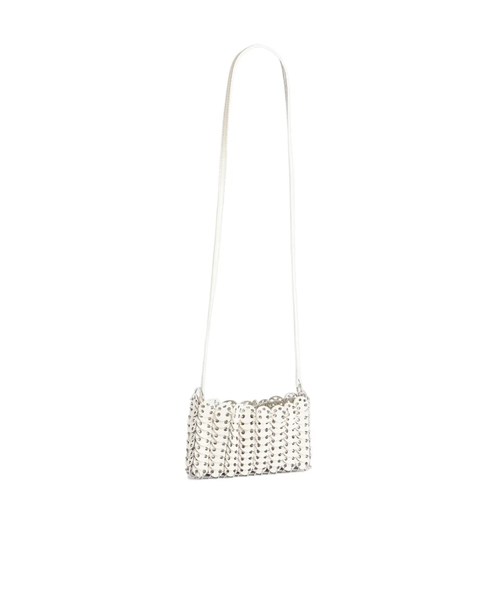 1969 Metallic-Link Leather Cross Body Bag