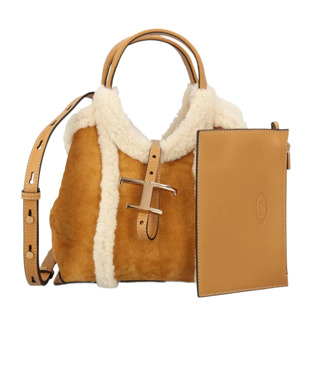 Tod's Logo Plaque Shoulder Bag