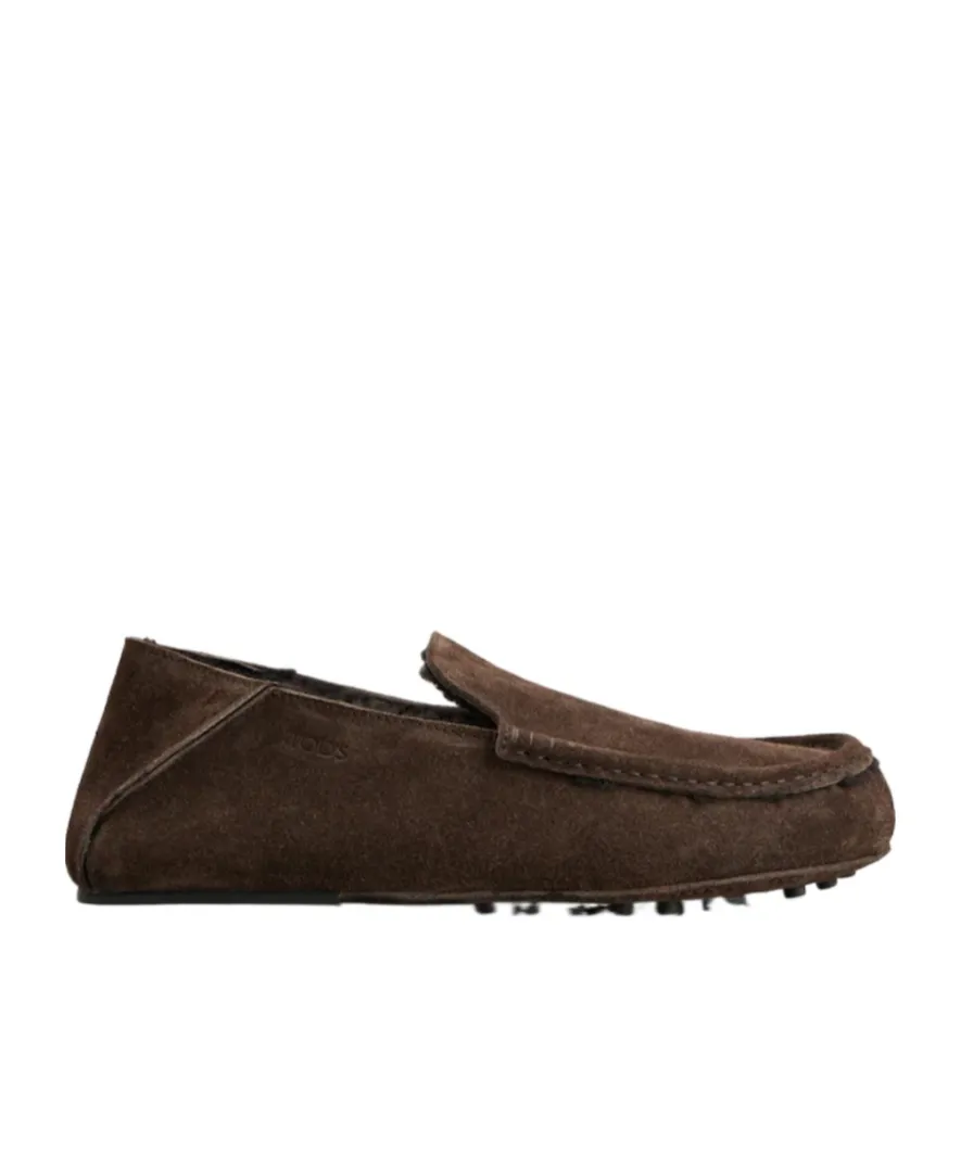 Suede Flat Loafers