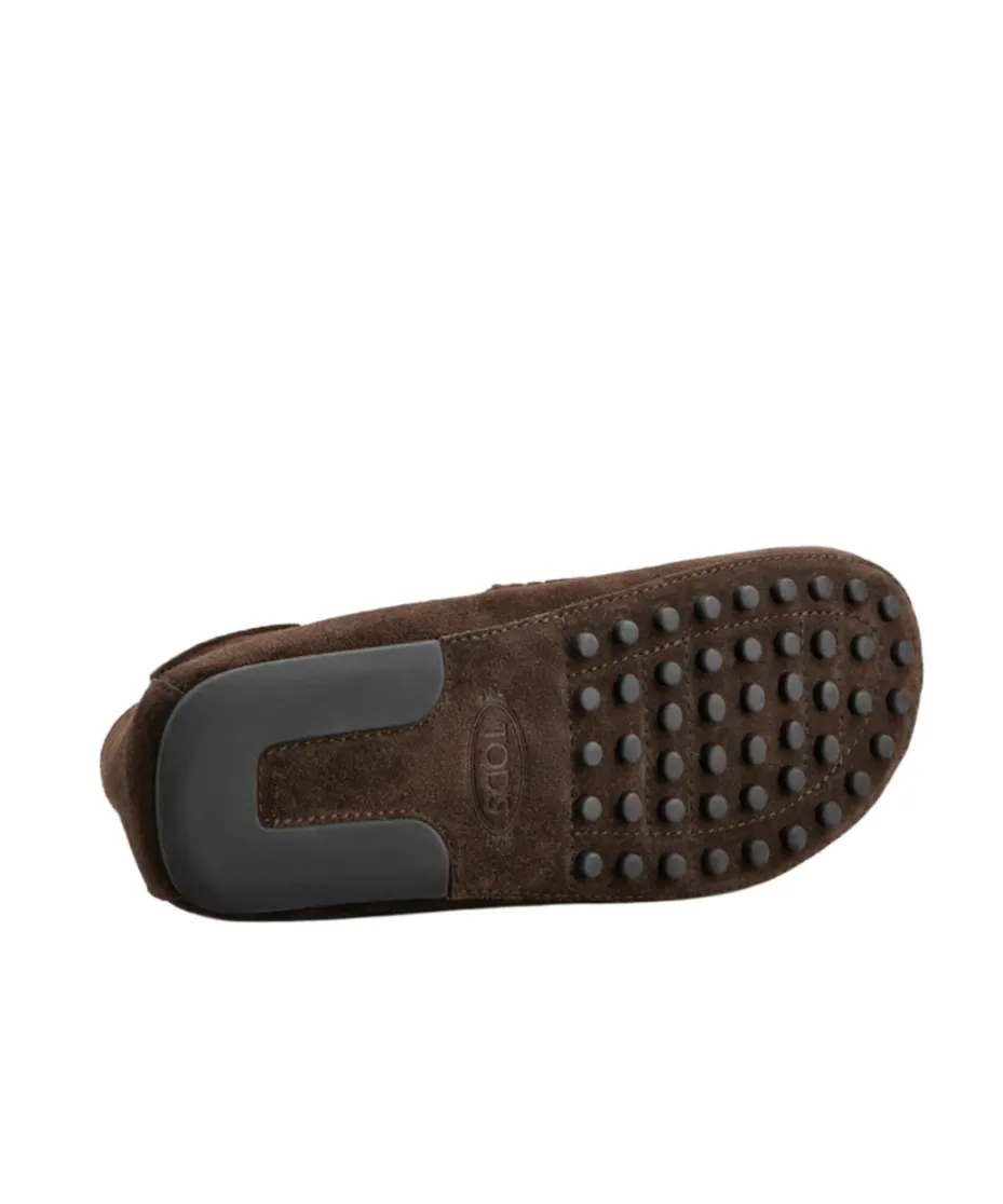 Suede Flat Loafers