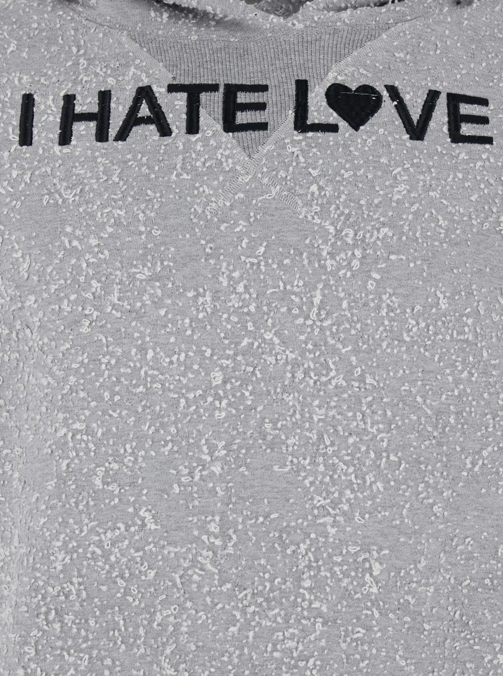 Slogan-Print Hoodie