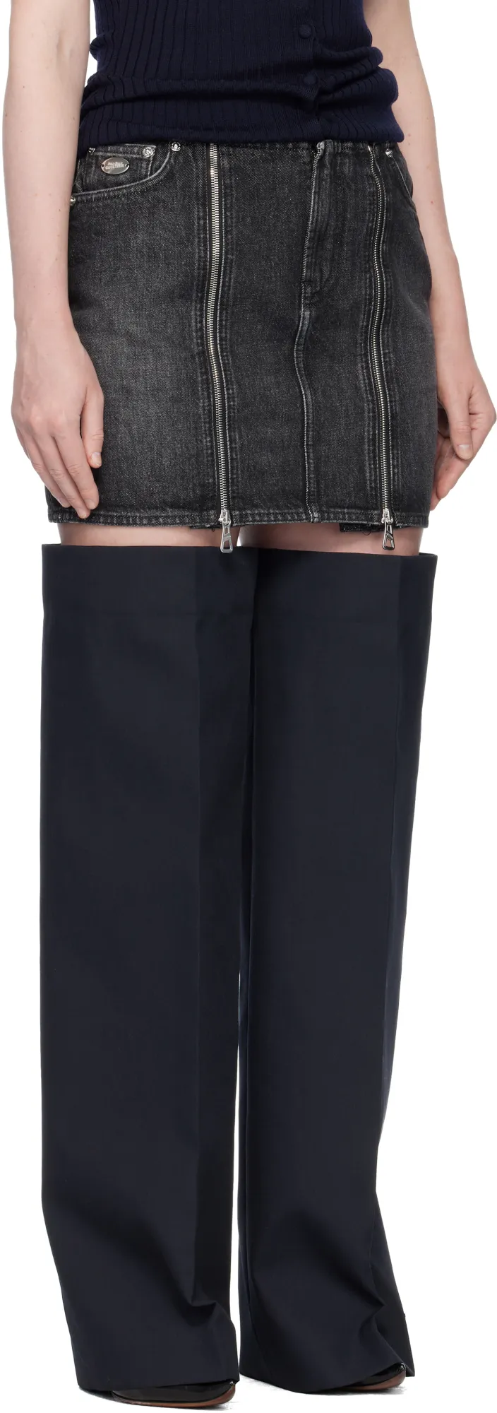 Mini Skirt With Zip